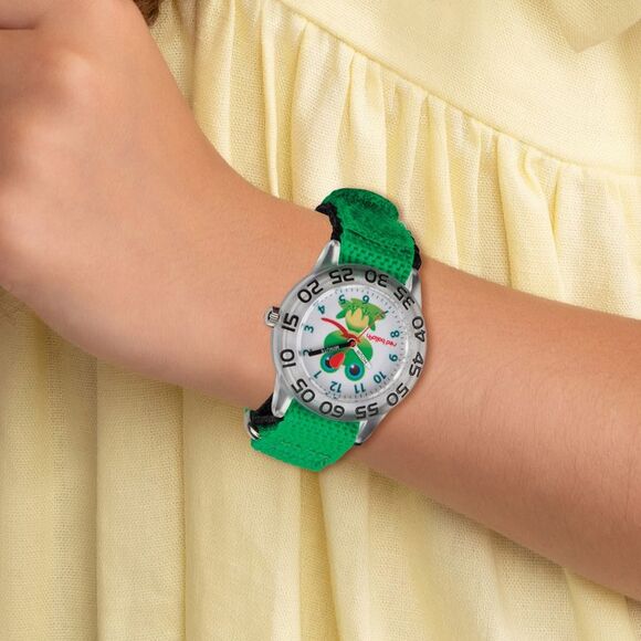 Red Balloon Girls Green Froggy Acrylic Time Teacher Watch - Picture 2 of 2